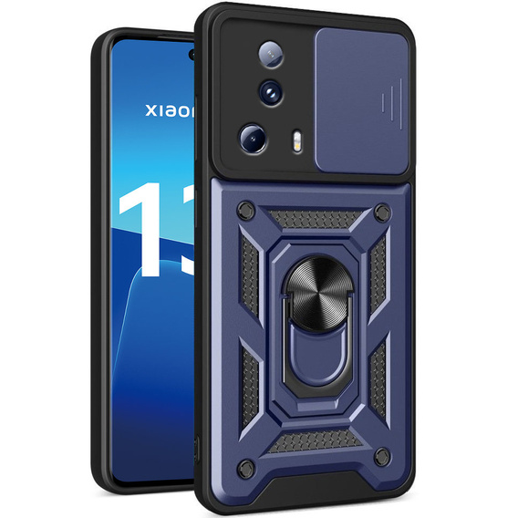 Obal na mobil pre Xiaomi 13 Lite, CamShield Slide, modré