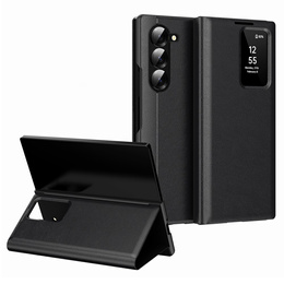 Flipové puzdro pre Samsung Z Fold5 5G, Smart View Wallet, čierne