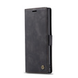 CASEME puzdro pre Samsung Galaxy Note 10 Plus/5G, Leather Wallet Case, čierne