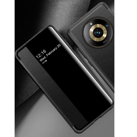 Flipové puzdro pre Realme 11 Pro 5G / 11 Pro+ 5G, Side View, čierne
