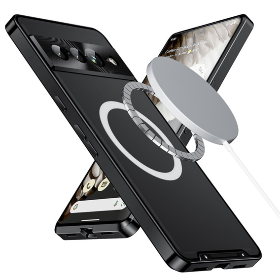 Ochranné puzdro na fotoaparát pre Google Pixel 8 Pro, CamShield MagSafe, transparentné / čierne