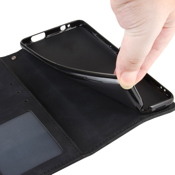 Klapkové puzdro pre Samsung Galaxy A20s, Card Slot, čierne