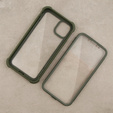 Obal na mobil pre iPhone 11, Dexnor Full Body Rugged, transparentné / zelené