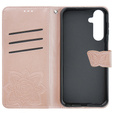 Klapkové puzdro pre Oppo A79 5G, Butterfly, ružové rose gold