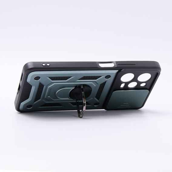 Obal na mobil pre Xiaomi Poco X5 Pro 5G, CamShield Slide, zelené