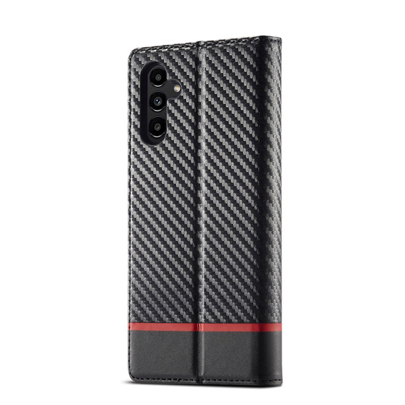 Flipové puzdro pre Samsung Galaxy A35 5G, Carbon LC.IMEEKE, čierne