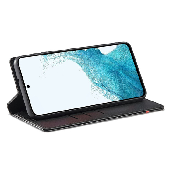 Flipové puzdro pre Samsung Galaxy S25 FE, Carbon LC.IMEEKE, čierne