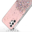 Obal na mobil pre Samsung Galaxy A32 4G, Glittery, ružové