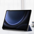 Puzdro pre Samsung Galaxy Tab S9 FE+ Plus, Smartcase s priestorom pre stylus, tmavomodré