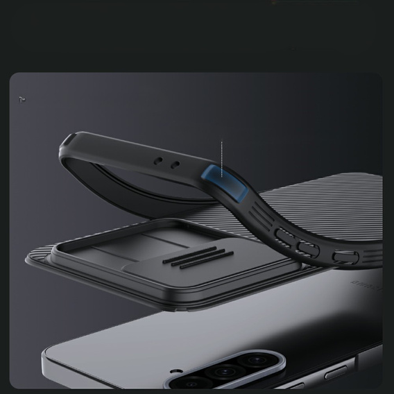 Puzdro Nillkin pre Samsung Galaxy A36, CamShield Pro MagSafe, čierne