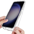 Puzdro pre Samsung Galaxy S24, Shockproof, s fóliou, priehľadné