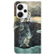 Klapkové puzdro pre Xiaomi Redmi Note 13 Pro+, Wallet, Cat & Tiger