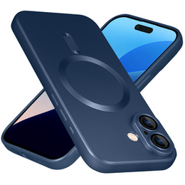 Puzdro pre iPhone 16, ColorMag, pre MagSafe, tmavomodré