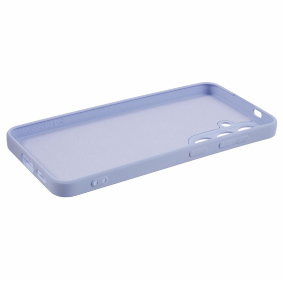Obal na mobil pre Samsung Galaxy S24+ Plus, Silicone Lite, fialové