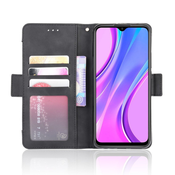 Klapkové puzdro pre Xiaomi Redmi 9, Card Slot, čierne