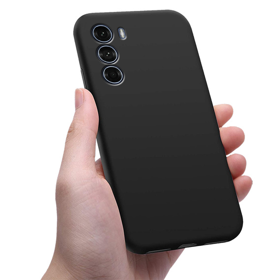 Tenké puzdro pre Motorola Moto G200 5G, Slim, čierne