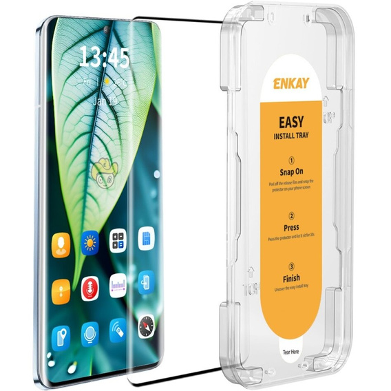 ENKAY Tvrdené sklo pre Honor Magic 6 Lite 5G, čierne