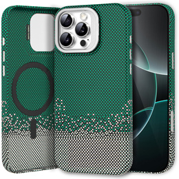 Puzdro pre iPhone 16 Pro Max, Frame Kickstand, pre MagSafe, Sand Green