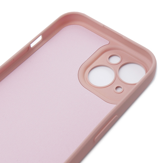 Obal na mobil pre iPhone 15 Plus, Silicone Lite, oranžové