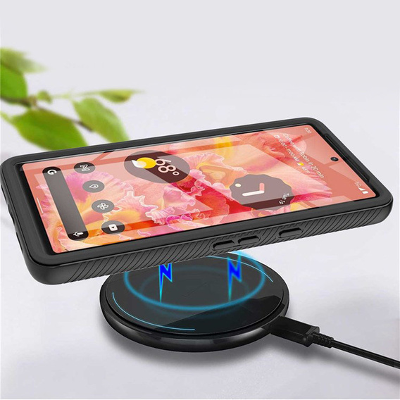 Puzdro pre Google Pixel 7, Shockproof, s fóliou, čierne