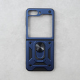 Pancierované obal na mobil pre Samsung Galaxy Z Flip5 5G, Nox Case Ring, modré