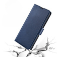 Klapkové puzdro pre Motorola Edge 30 Neo 5G, Wallet Thin Magnet, tmavomodré