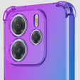 Puzdro pre Xiaomi Redmi Note 14 4G, Gradient Dropproof, Fialová / modrá