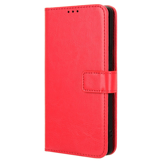 Klapkové puzdro pre Infinix Zero 30 5G, Crazy Horse Wallet, červené