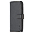 Klapkové puzdro pre Samsung Galaxy S23 FE, BINFEN Wallet, čierne + 9H sklo