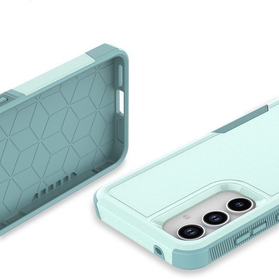 Pancierované puzdro pre Samsung Galaxy A56 5G, Dual Shockproof, zelený