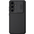 Puzdro pre Samsung Galaxy S24, pancierované Nillkin, CamShield Pro, čierne