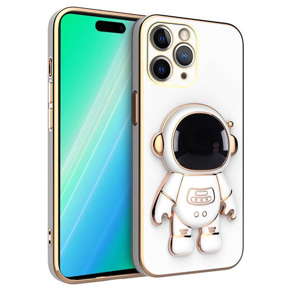 Obal na mobil pre iPhone 14 Pro Max, Astronaut, biele