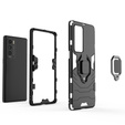 Obal na mobil pre Realme GT Explorer Master, Kickstand Ring, čierne