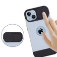 Puzdro ERBORD MagSafe Cam Slider, modré + sklo na displej pre iPhone 13 / iPhone 14