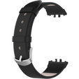 Kožený remienok pre Samsung Galaxy Fit 3, čierny