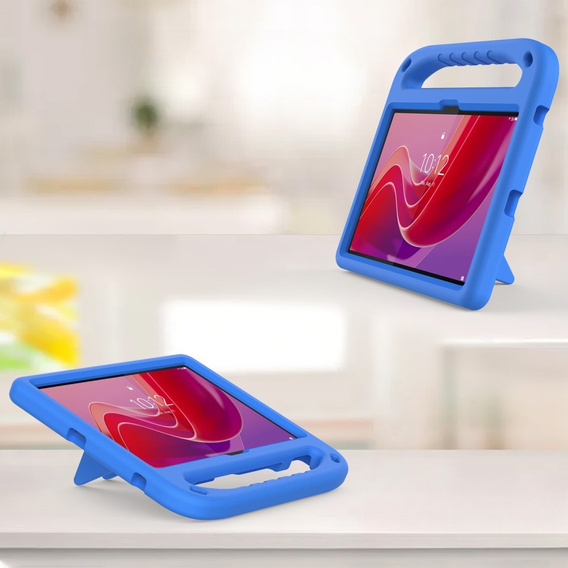 Detské puzdro pre Lenovo Tab TB311FU, detské puzdro s rukoväťou, modré