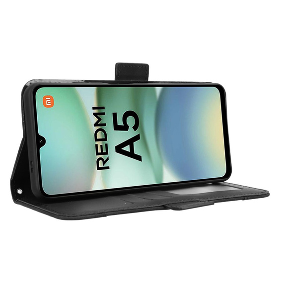 Klapkové puzdro pre Xiaomi Redmi A5, Card Slot, čierne