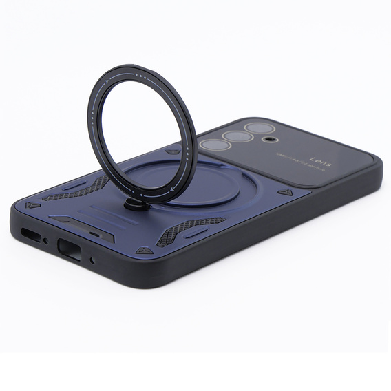 Pancierované puzdro pre Samsung Galaxy A54 5G, CamShield MagSafe, modré