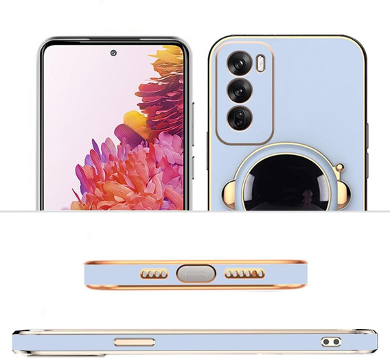 Obal na mobil pre Oppo Reno 12 Pro, Astronaut, modré