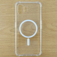 Puzdro pre Nothing Phone 2, Fusion Hybrid, pre MagSafe, priehľadné