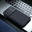 Puzdro pre Samsung Galaxy S21 FE, pancierované Nillkin, CamShield Pro, čierne