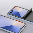 Puzdro Dux Ducis pre Samsung Galaxy Z Flip7 5G, Bril, čierne