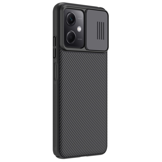 Puzdro pre Xiaomi Redmi Note 12 5G / POCO X5 5G, pancierované Nillkin, CamShield Pro, čierne