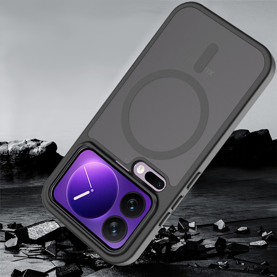 Fusion Hybrid puzdro pre MagSafe pre Xiaomi 17 Pro, čierne