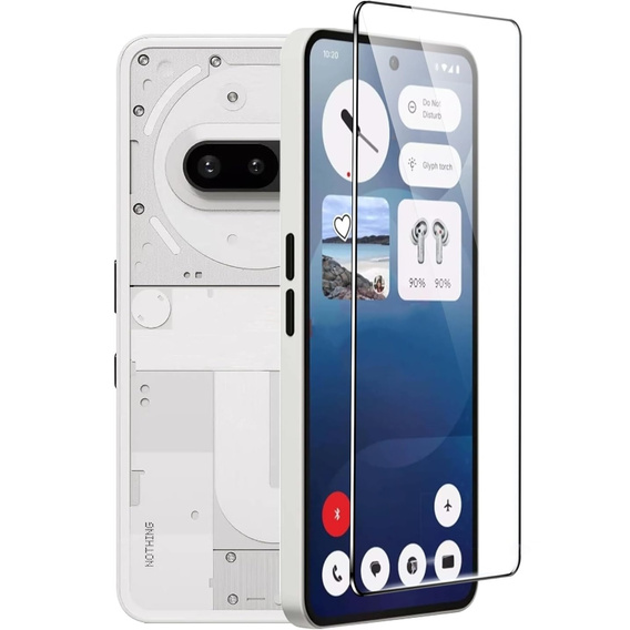 3D tvrdené sklo pre Nothing Phone 3A, čierny rám