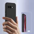 Obal na mobil pre Google Pixel 9A, Silicone MagSafe, čierne