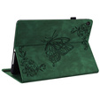 Puzdro pre Lenovo Tab M10 Plus 10.6 Gen 3 TB-125F TB-128F, Butterfly, zelený