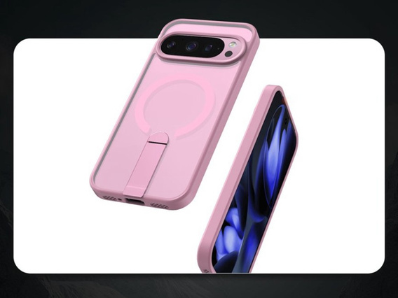 Hybridné puzdro Fusion pre Google Pixel 10 Pro XL, pre MagSafe, so stojanom, ružové