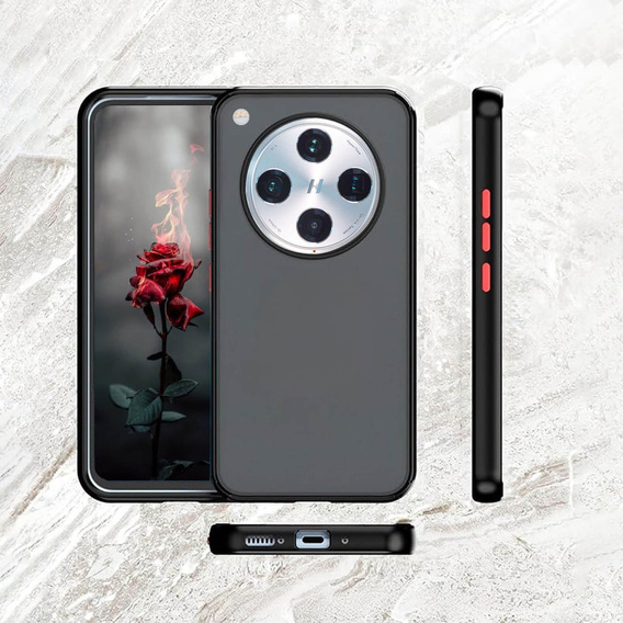 Tenké puzdro pre Oppo Find X8 Pro, Slim, transparentné / čierne