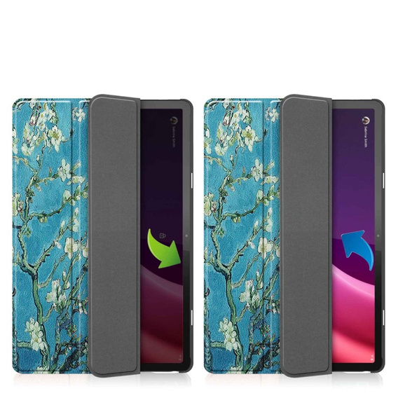 Puzdro pre Lenovo Tab P11 Gen 2 TB350FU TB350XU 11.5", Smartcase, Flowers